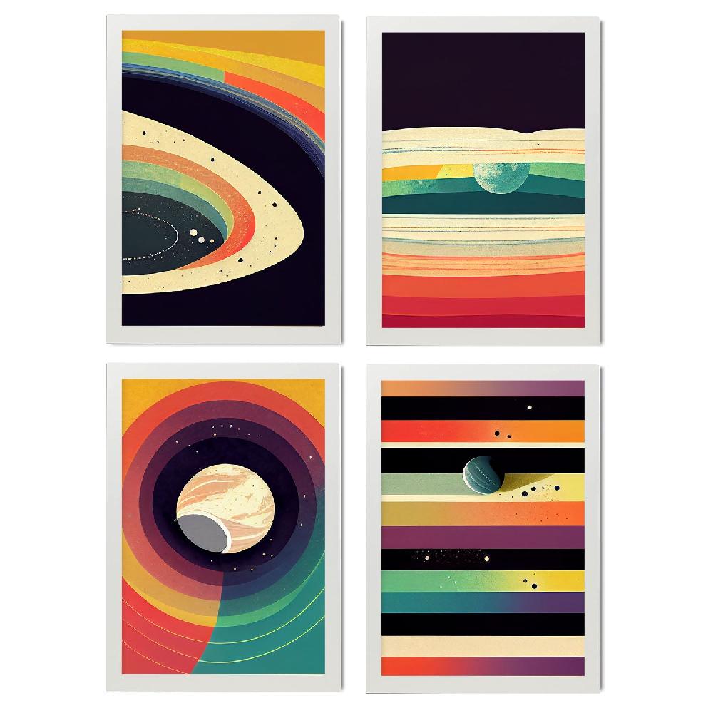Nacnic Láminas Artísticas Modernas De Galaxia En Color Completo