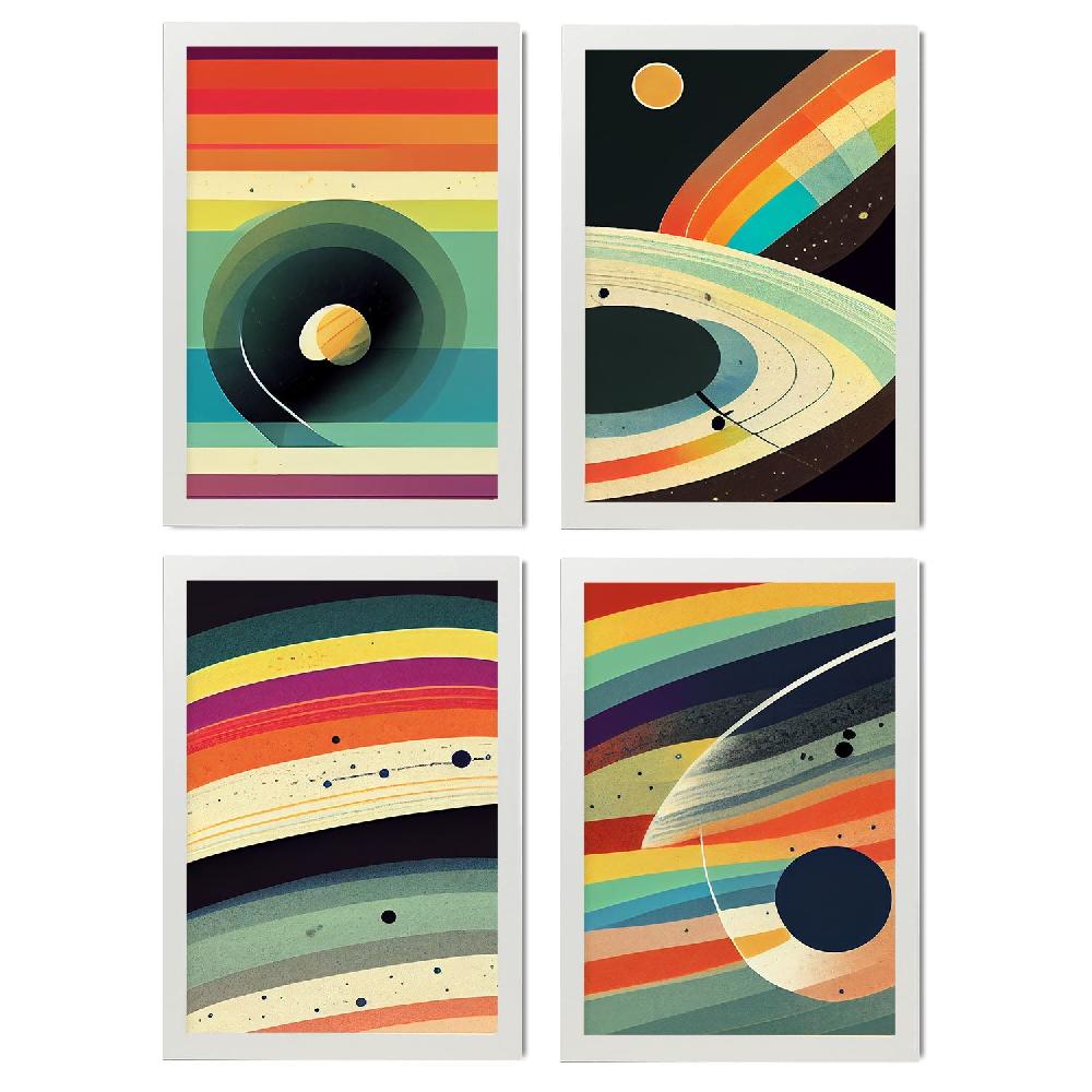 Nacnic Láminas Artísticas Modernas De Galaxia En Color Completo