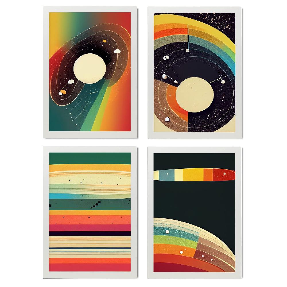 Nacnic Láminas Artísticas Modernas De Galaxia En Color Completo