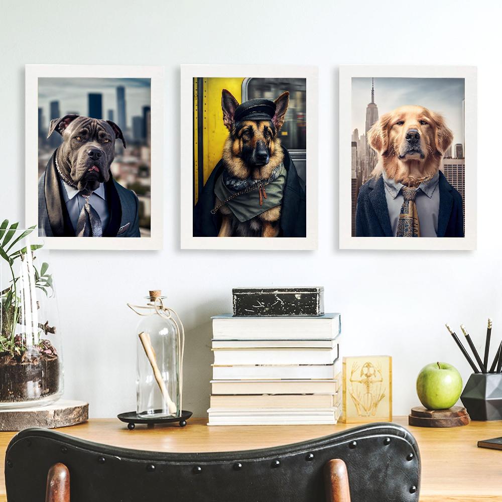 Nacnic Láminas De Animales Con Ropa Humana Colección Set 7