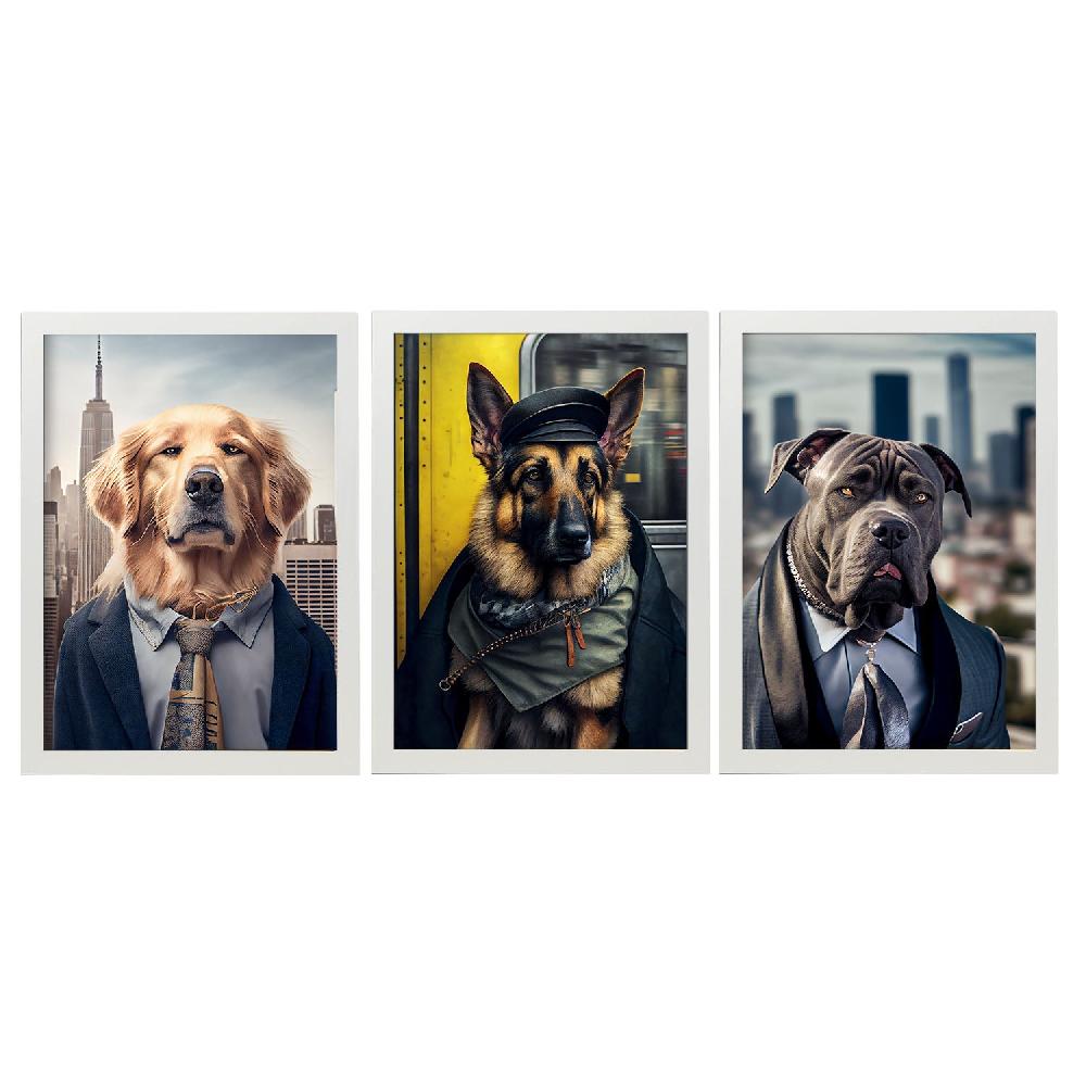 Nacnic Láminas De Animales Con Ropa Humana Colección Set 7