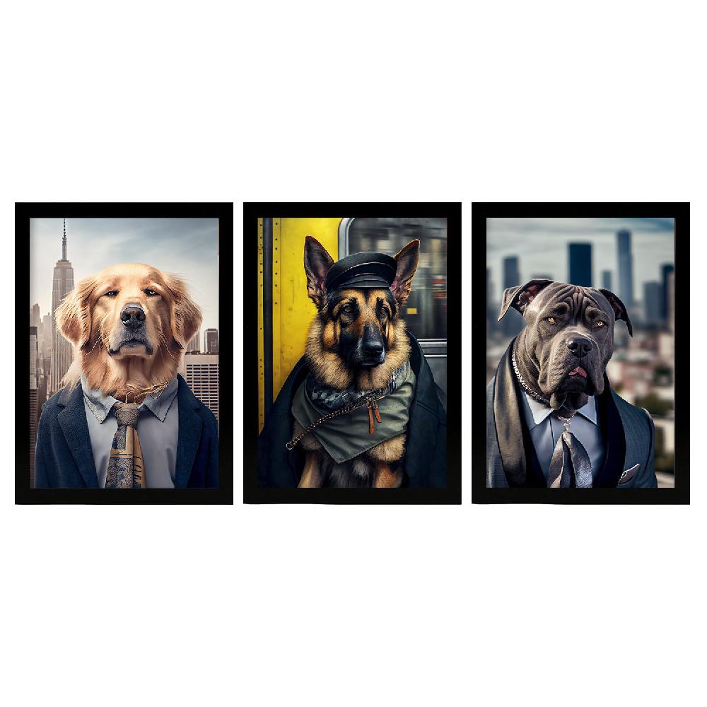 nacnic Láminas de Animales con Ropa Humana Colección Set 7