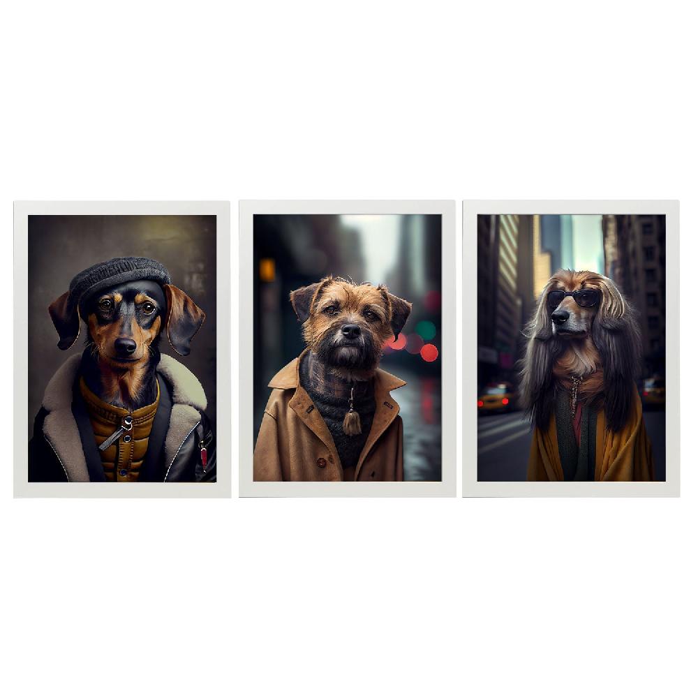 Nacnic Láminas De Animales Vestidos En Estilo Humano Divertidas Y Realistas Colección Set 17