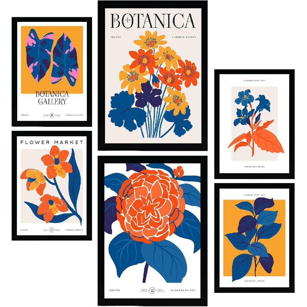 nacnic Laminas de Flores. Vida en Naranja. Naturaleza y Botánica