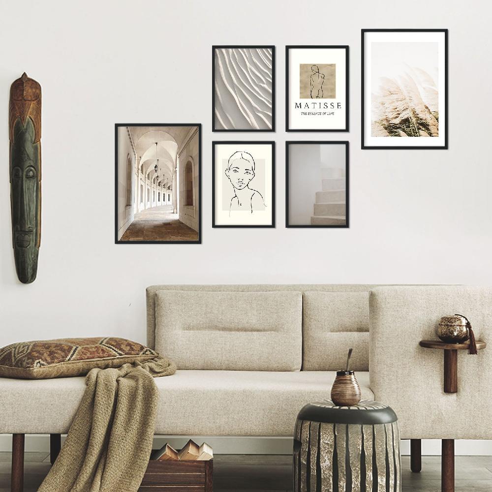 nacnic Láminas de Fotografía y Dibujo Matisse para Comedor