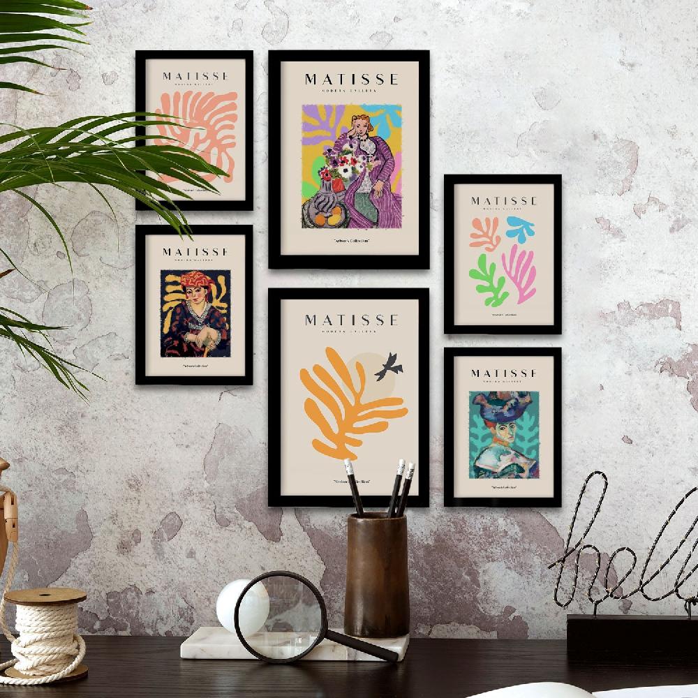 Nacnic Láminas De Henri Matisse. Fauvismo Abstracto Femenino