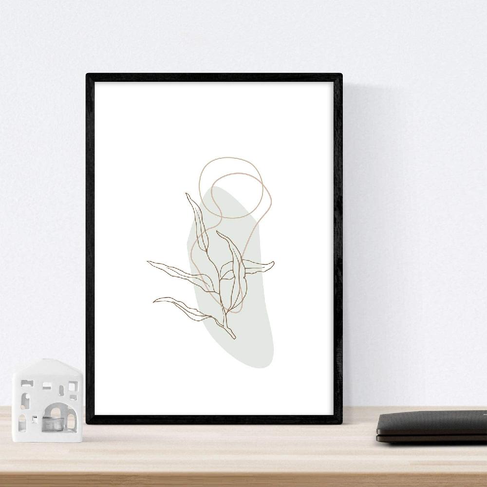 Nacnic Láminas De Mujeres En Tonos Pastel Y Formas Nórdicas