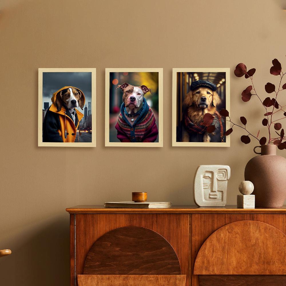 Nacnic Láminas Divertidas De Animales Con Ropa Humana Colección De 25