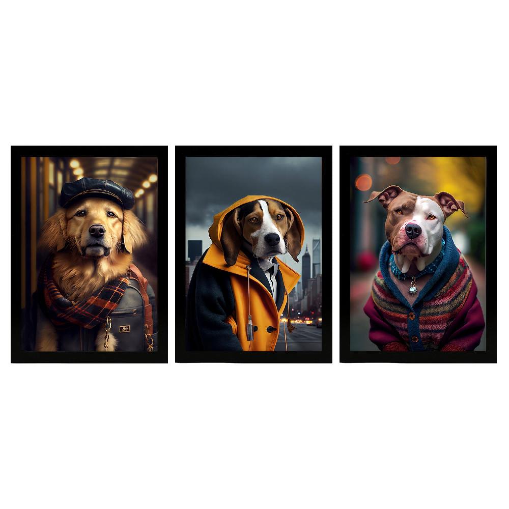 nacnic Láminas Divertidas de Animales con Ropa Humana Colección de 25