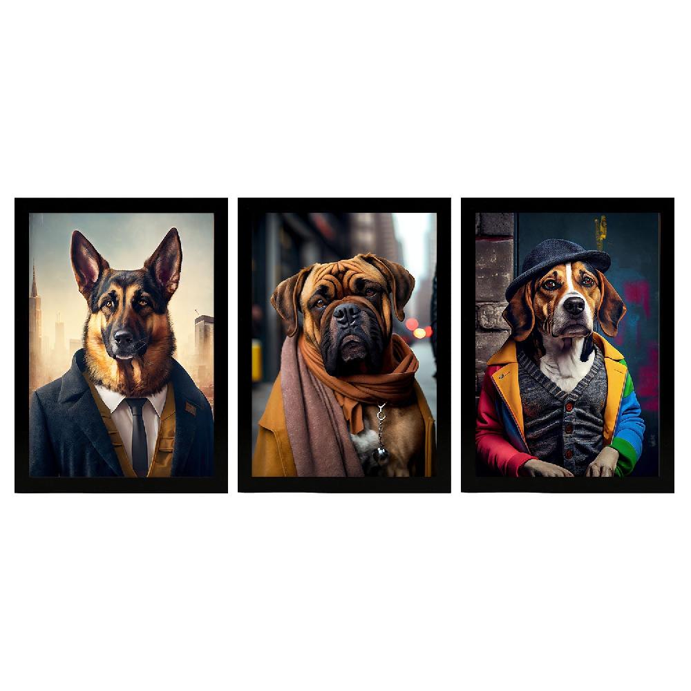 nacnic Láminas Divertidas de Animales con Ropa Humana