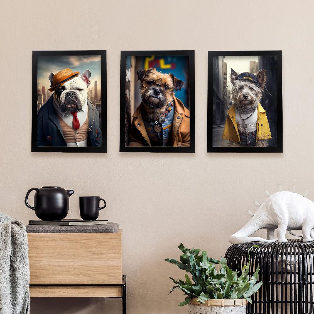 Nacnic Láminas Divertidas De Animales En Ropa Humana Colección 19