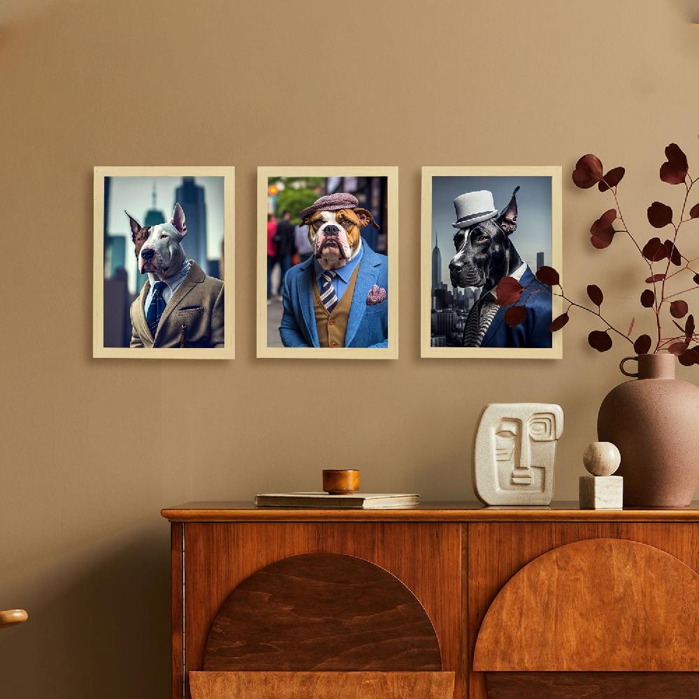 Nacnic Láminas Divertidas De Animales En Ropa Humana Colección 14