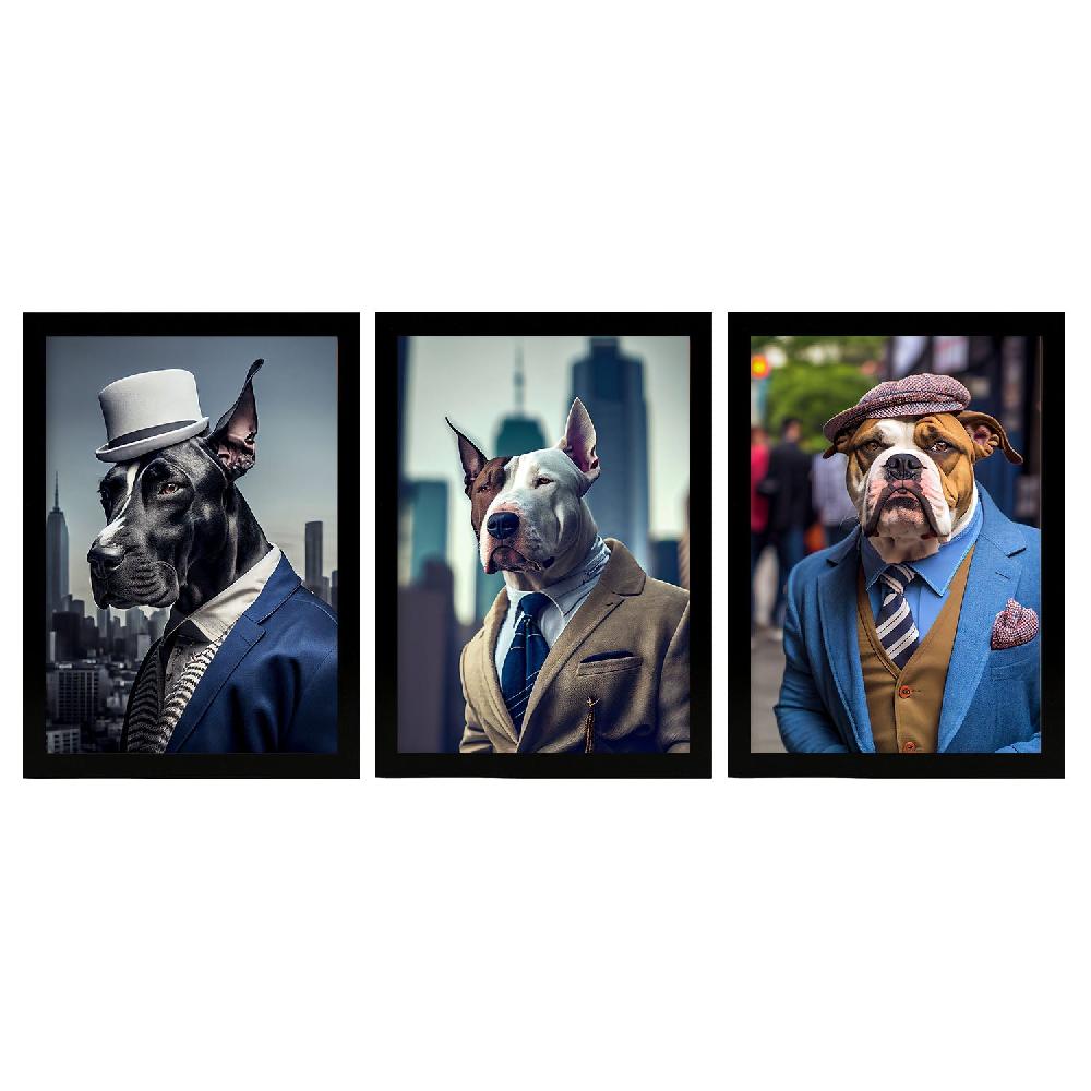 nacnic Láminas Divertidas de Animales en Ropa Humana Colección 14