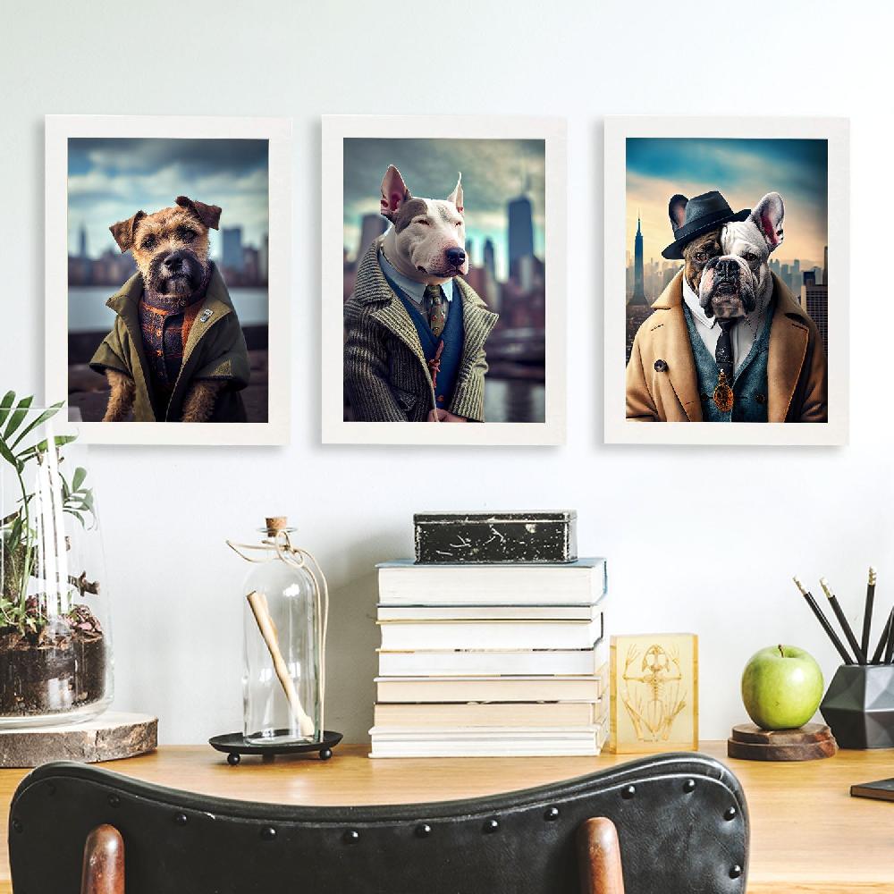 Nacnic Láminas Divertidas De Animales Vestidos En Estilo Humano Colección 13