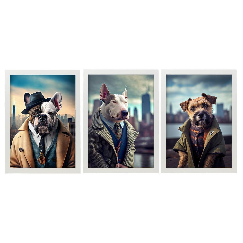 Nacnic Láminas Divertidas De Animales Vestidos En Estilo Humano Colección 13