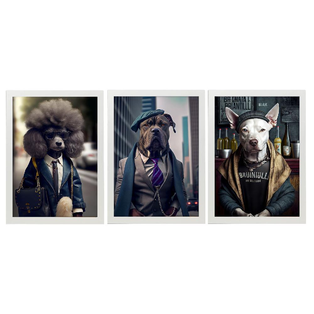 Nacnic Láminas Divertidas De Animales Vestidos En Estilo Humano Colección De 8