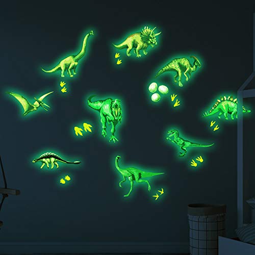 nacnic Láminas Luminosas de Dinosaurios Fluorescentes