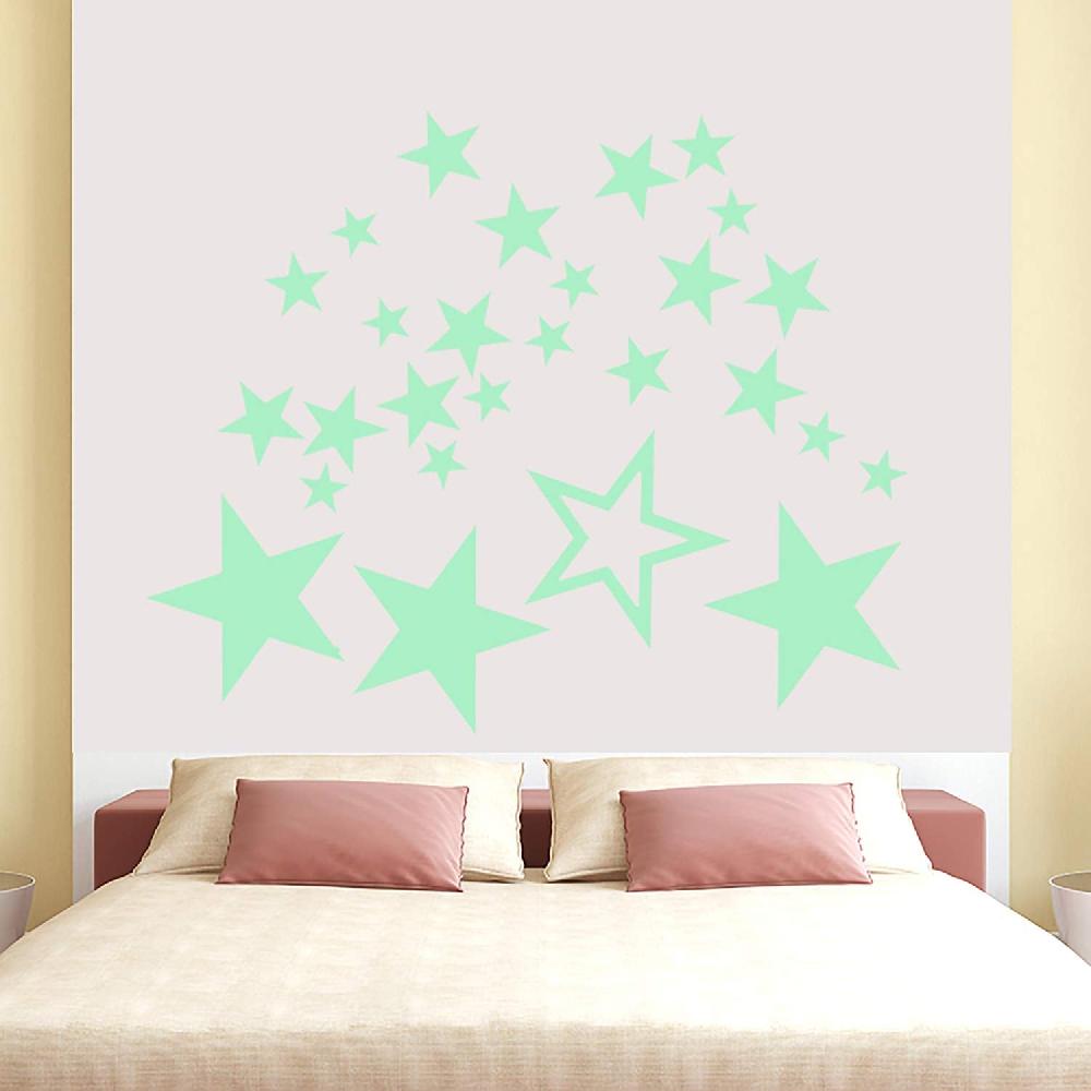 Nacnic Láminas Luminosas De Estrellas Fluorescentes Y Bebé