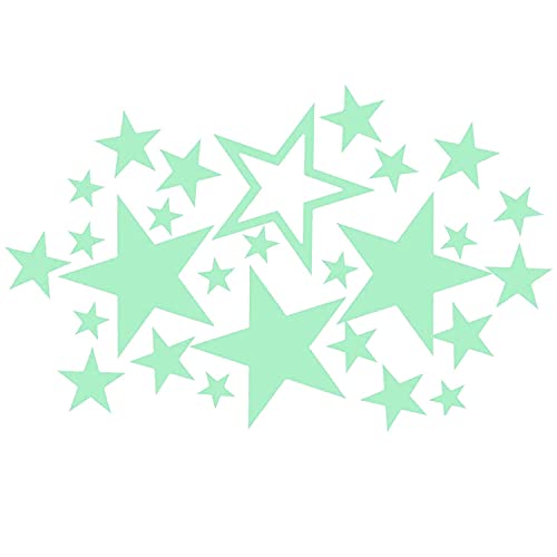 Nacnic Láminas Luminosas De Estrellas Fluorescentes Y Bebé