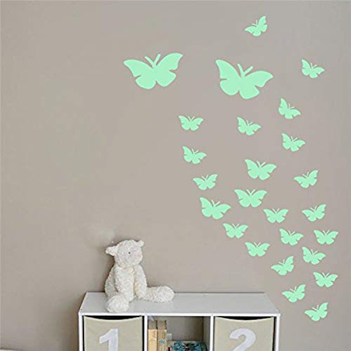 Nacnic Láminas Luminosas De Mariposas Fluorescentes
