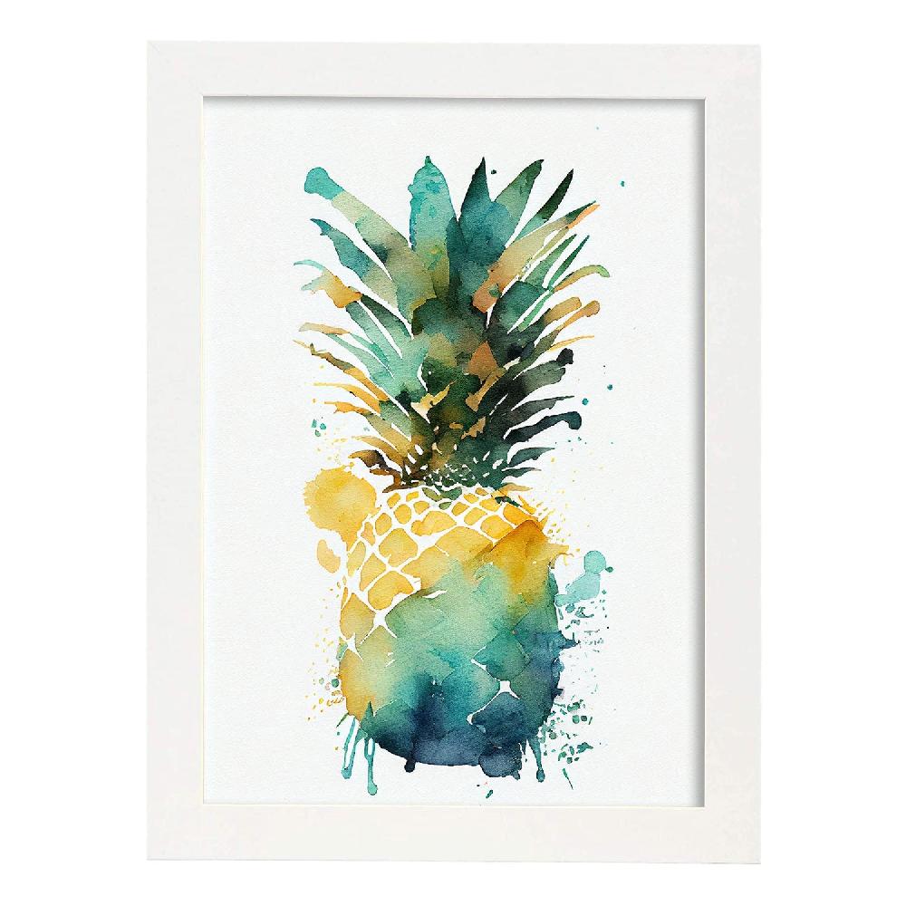 Nacnic Láminas Minimalista De Piña Nacnic Para Dormitorio O Sala