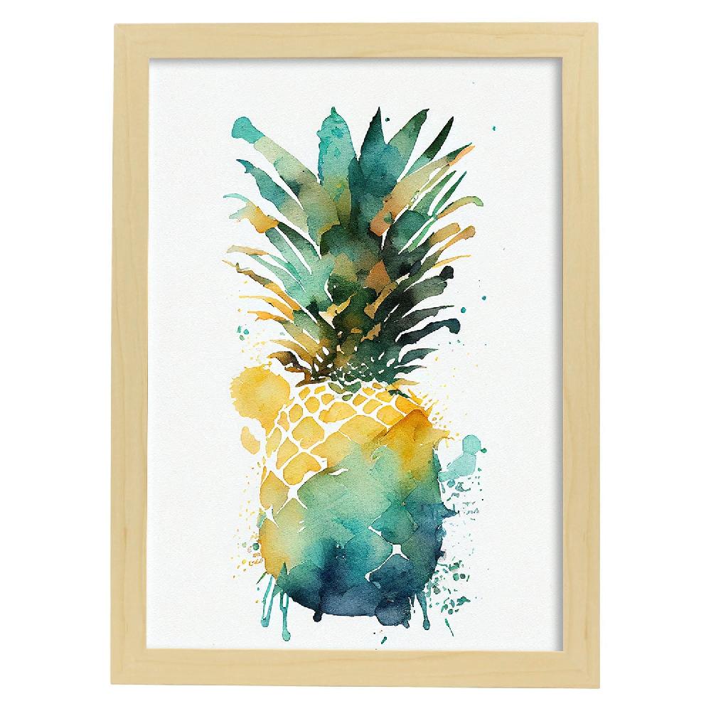 Nacnic Láminas Minimalista De Piña Nacnic Para Dormitorio O Sala