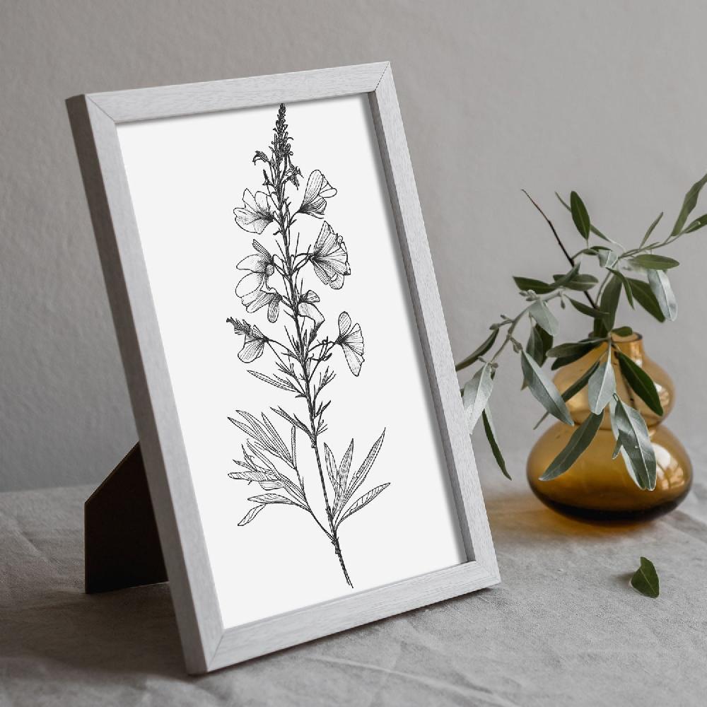 Nacnic Laminas Nacnic Larkspur Arte Minimalista Lineal