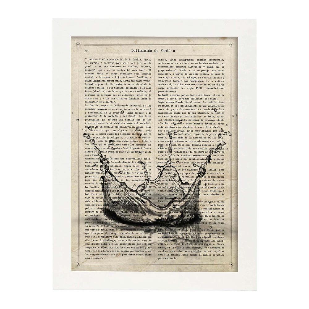 Nacnic Láminas Vintage De Gota De Agua Con Diseño Y Definiciones