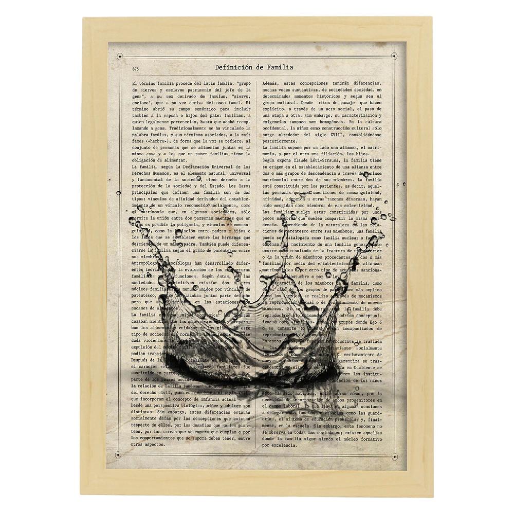 Nacnic Láminas Vintage De Gota De Agua Con Diseño Y Definiciones