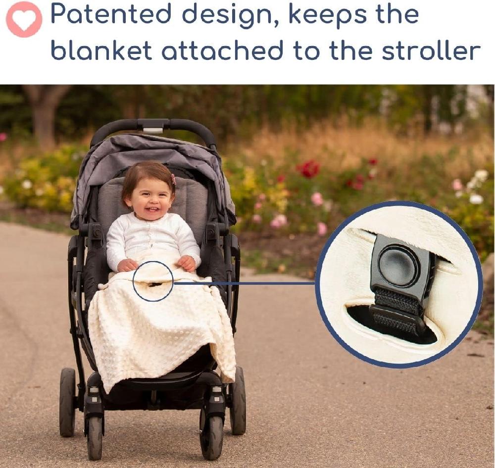 Nacnic Manta Antideslizante Para Cochecito – Se Mantiene En Su Lugar Fuera Del Suelo Fuera De Las Ruedas Del Cochecito. Manta Suave Para Bebé De Intimom Para Bebés Y Niños Pequeños Ajuste Universal Para Todos Los Cochecito
