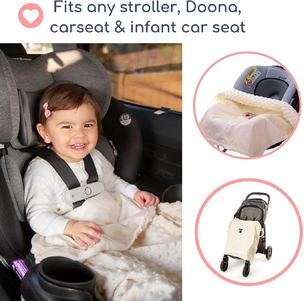 Nacnic Manta Antideslizante Para Cochecito – Se Mantiene En Su Lugar Fuera Del Suelo Fuera De Las Ruedas Del Cochecito. Manta Suave Para Bebé De Intimom Para Bebés Y Niños Pequeños Ajuste Universal Para Todos Los Cochecito