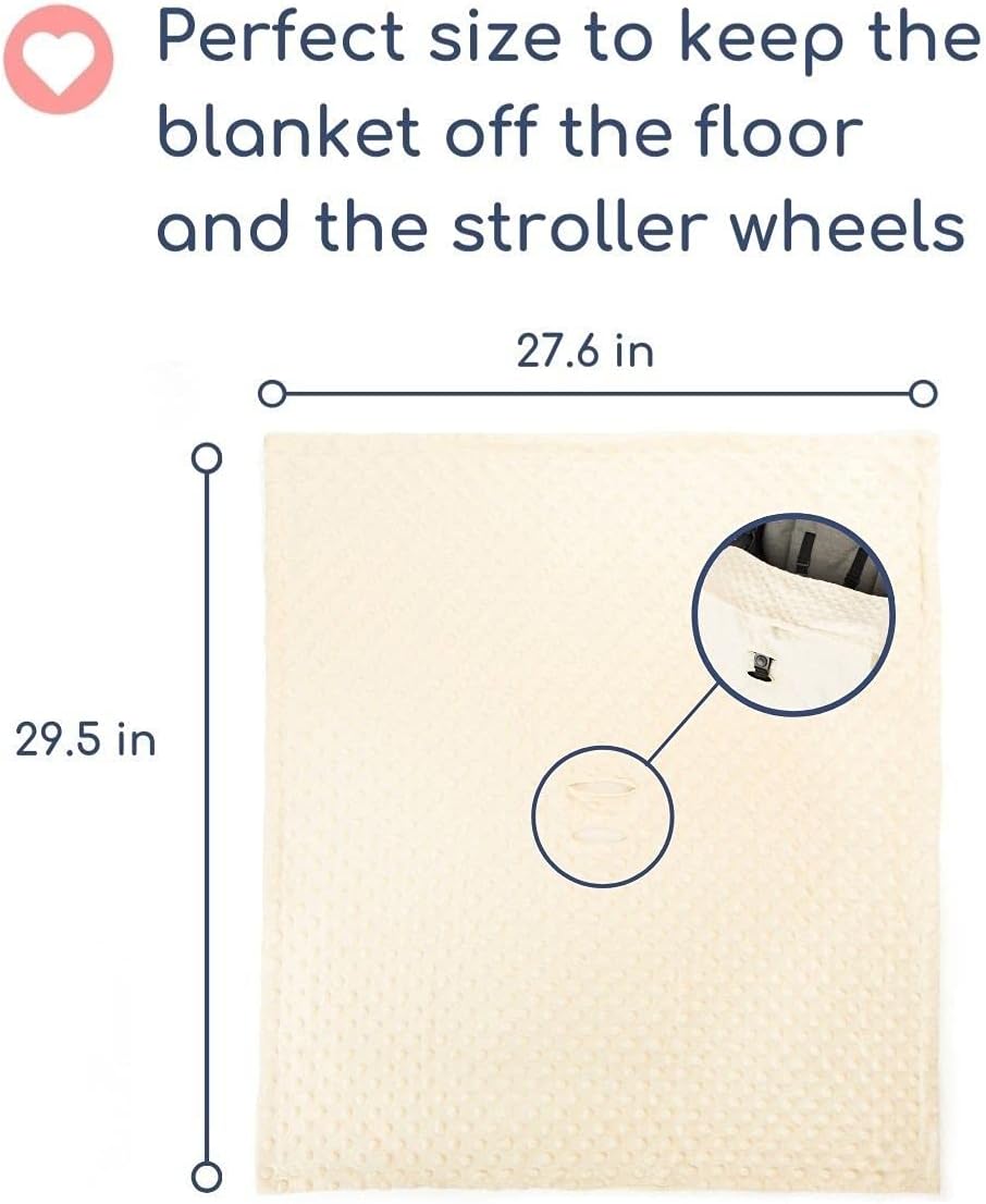 Nacnic Manta Antideslizante Para Cochecito – Se Mantiene En Su Lugar Fuera Del Suelo Fuera De Las Ruedas Del Cochecito. Manta Suave Para Bebé De Intimom Para Bebés Y Niños Pequeños Ajuste Universal Para Todos Los Cochecito
