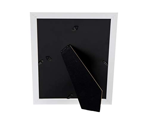 Nacnic Marco Blanco Robusto Para Láminas Con Frontal De Plexiglas