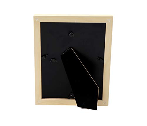 Nacnic Marco De Madera De Nogal Robusto Con Frontal De Plexiglas Para Láminas