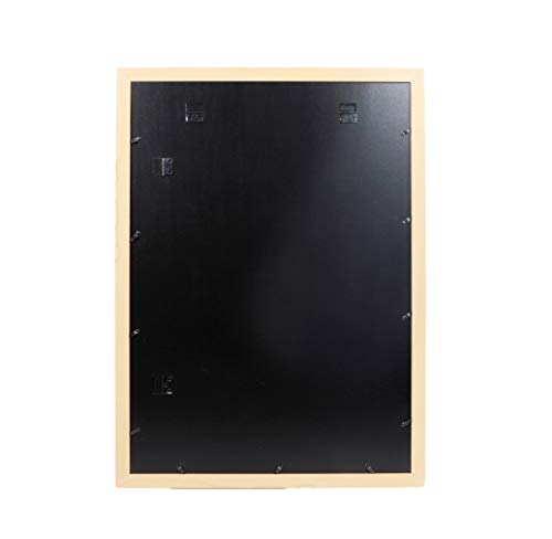 Nacnic Marco De Madera De Nogal Robusto Con Frontal De Plexiglas Para Láminas