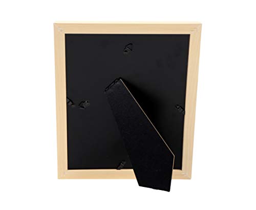 Nacnic Marco De Madera De Nogal Robusto Con Frontal De Plexiglas Para Láminas