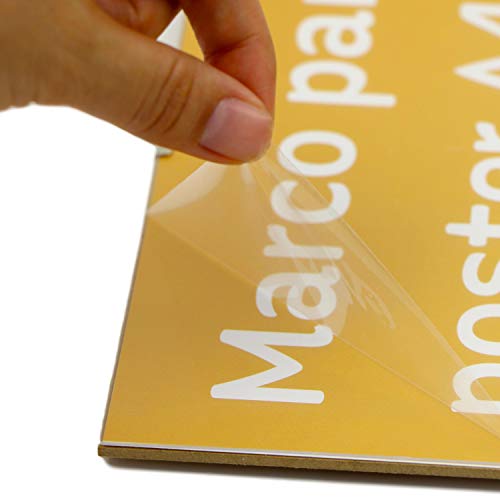 Nacnic Marco De MDF Blanco Con Frontal De Plexiglas Para Láminas