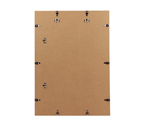 Nacnic Marco Transparente De Clip . Soporte Transparente Para Fotos Posters Diplomas Dibujos O Láminas. Tamaño 50x70cm. Marco Clip Transparente Con Plexiglas Y Anclajes Para Colgar