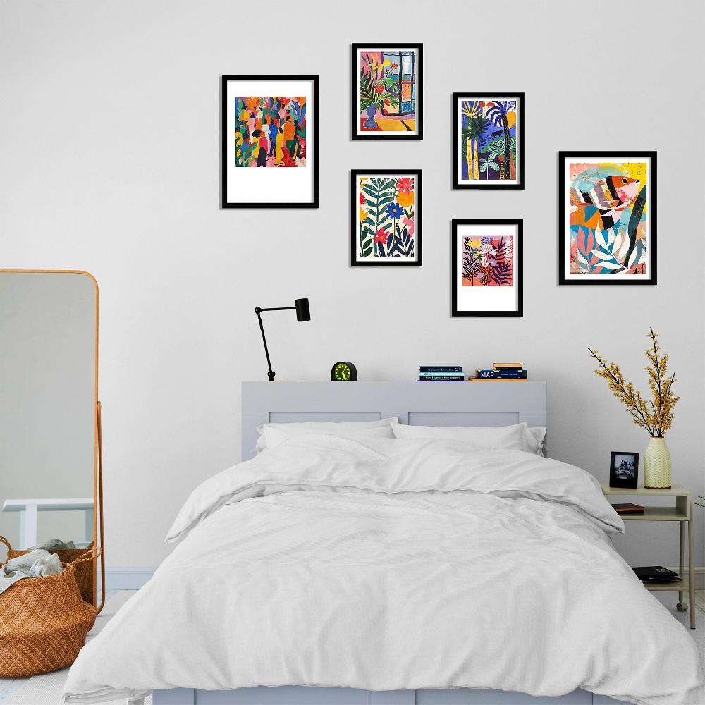 Nacnic Matisse Tonos Amarillo Rojo. Colores Vibrantes