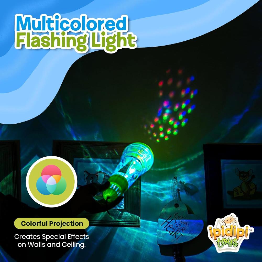 Nacnic Micrófono Echo De IPIDIPI TOYS Para Niños: Regalo De Navidad Micrófono Mágico Para Niños Pequeños Con Luz Intermitente Multicolor Juguetes De Terapia Del Habla Y Micrófono De Juguete De Regalo Retro Para Niños (az