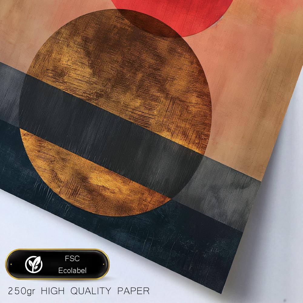 Nacnic Abstracto Lunas Doradas