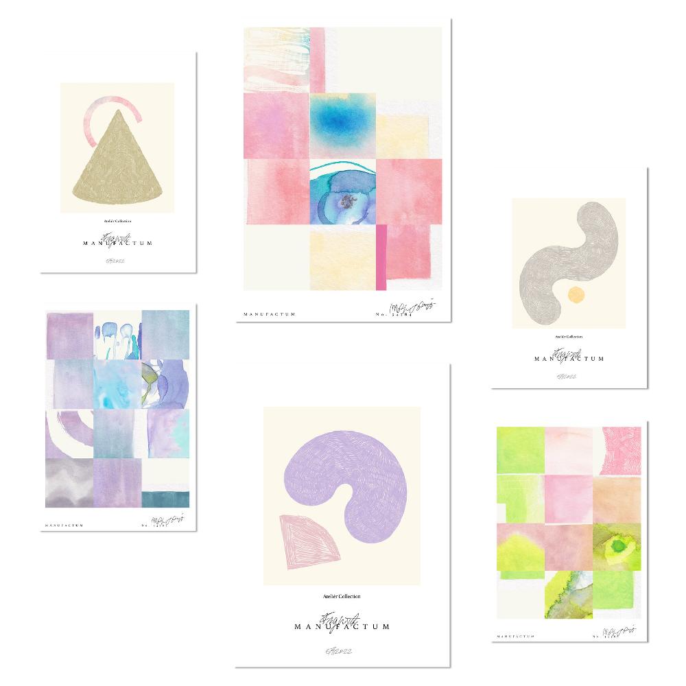 nacnic Arte Abstracto tonos pastel