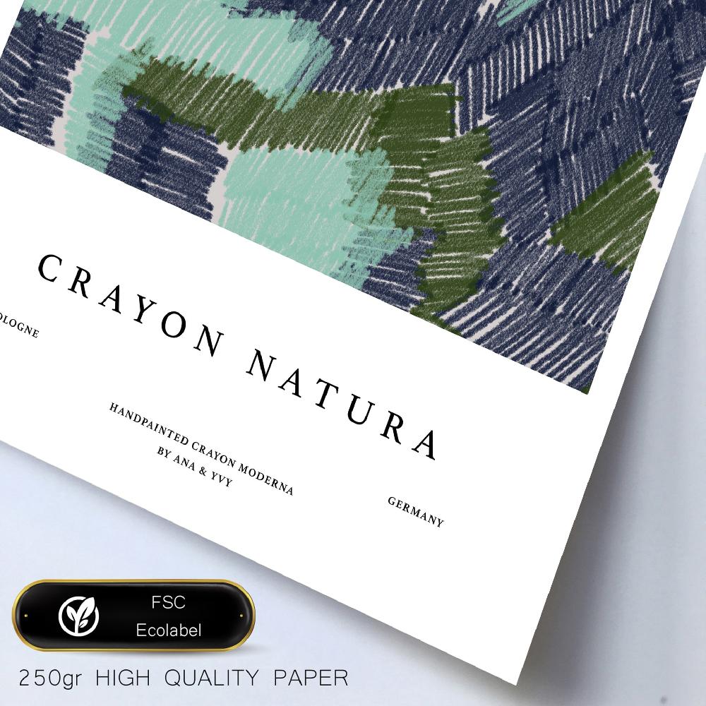 Nacnic Arte Abstracto Tonos Rosa Morado Verde