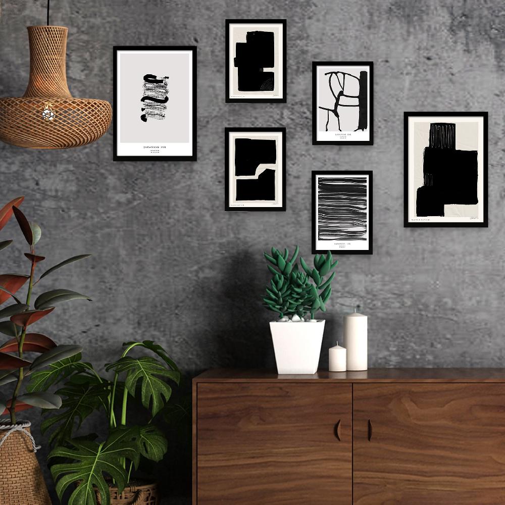 Nacnic Arte En Tinta Japonesa. Blanco Y Negro