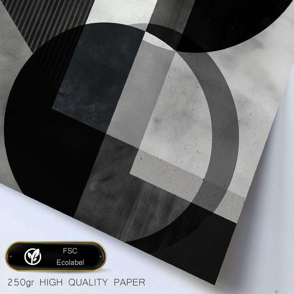 Nacnic Bauhaus Blanco Negro Gris