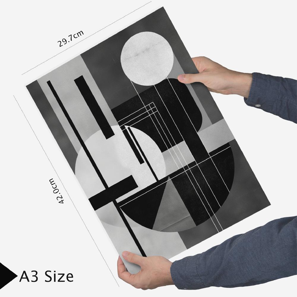 Nacnic Bauhaus Blanco Negro Gris