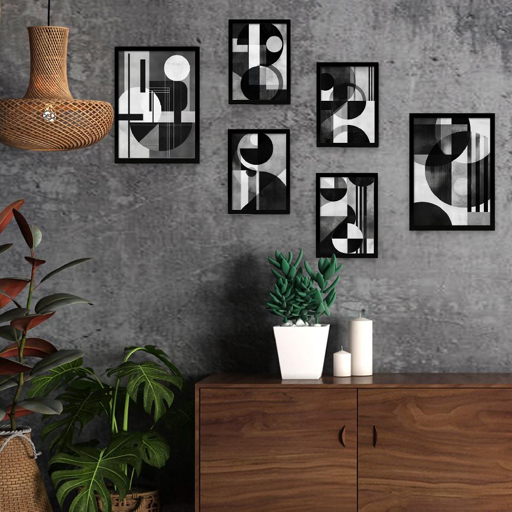 nacnic Bauhaus Blanco Negro Gris