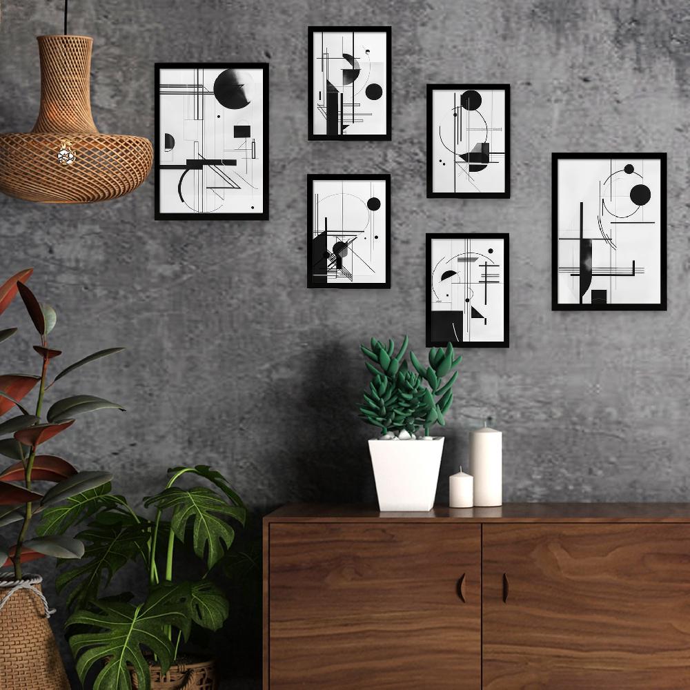 nacnic bauhaus blanco y negro lineas y formas