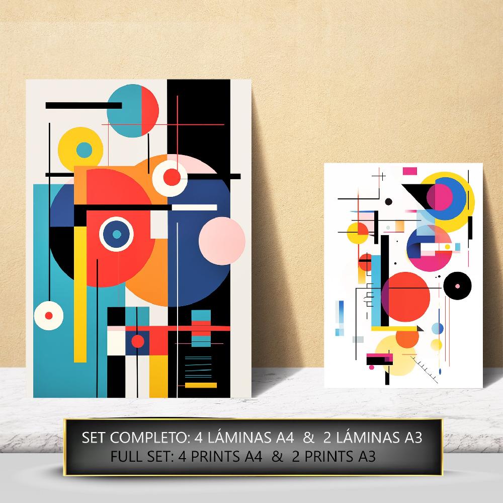 Nacnic Bauhaus Rojo Azul Amarillo Negro