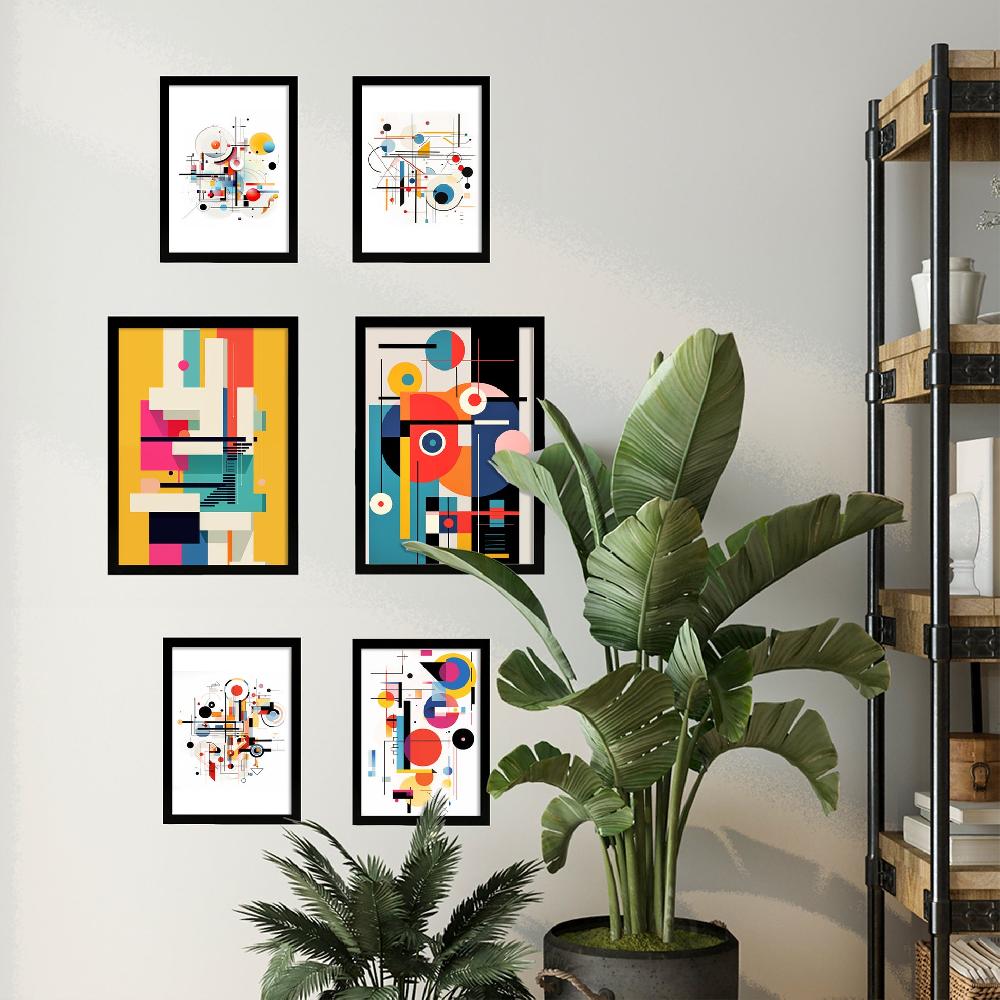 nacnic Bauhaus Rojo Azul Amarillo Negro